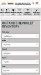 Mobile Screenshot of durandchevrolet.com